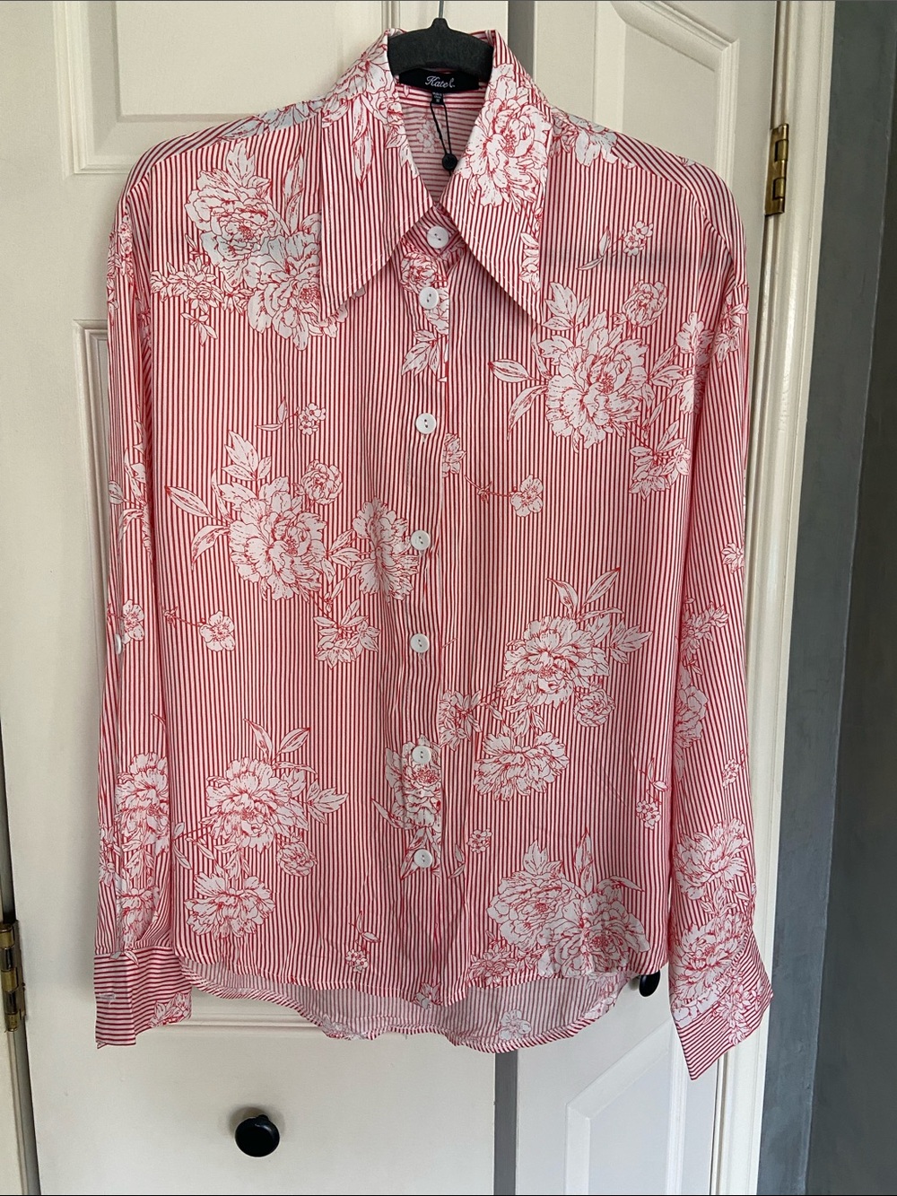 Kate C. Floral stripe Blouse